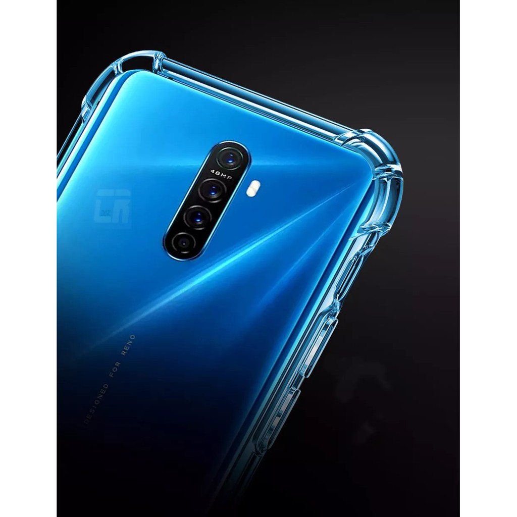 Ốp lưng Oppo Reno 2 dẻo trong suốt lồi 4 góc cao cấp chống sốc lâu ố vàng