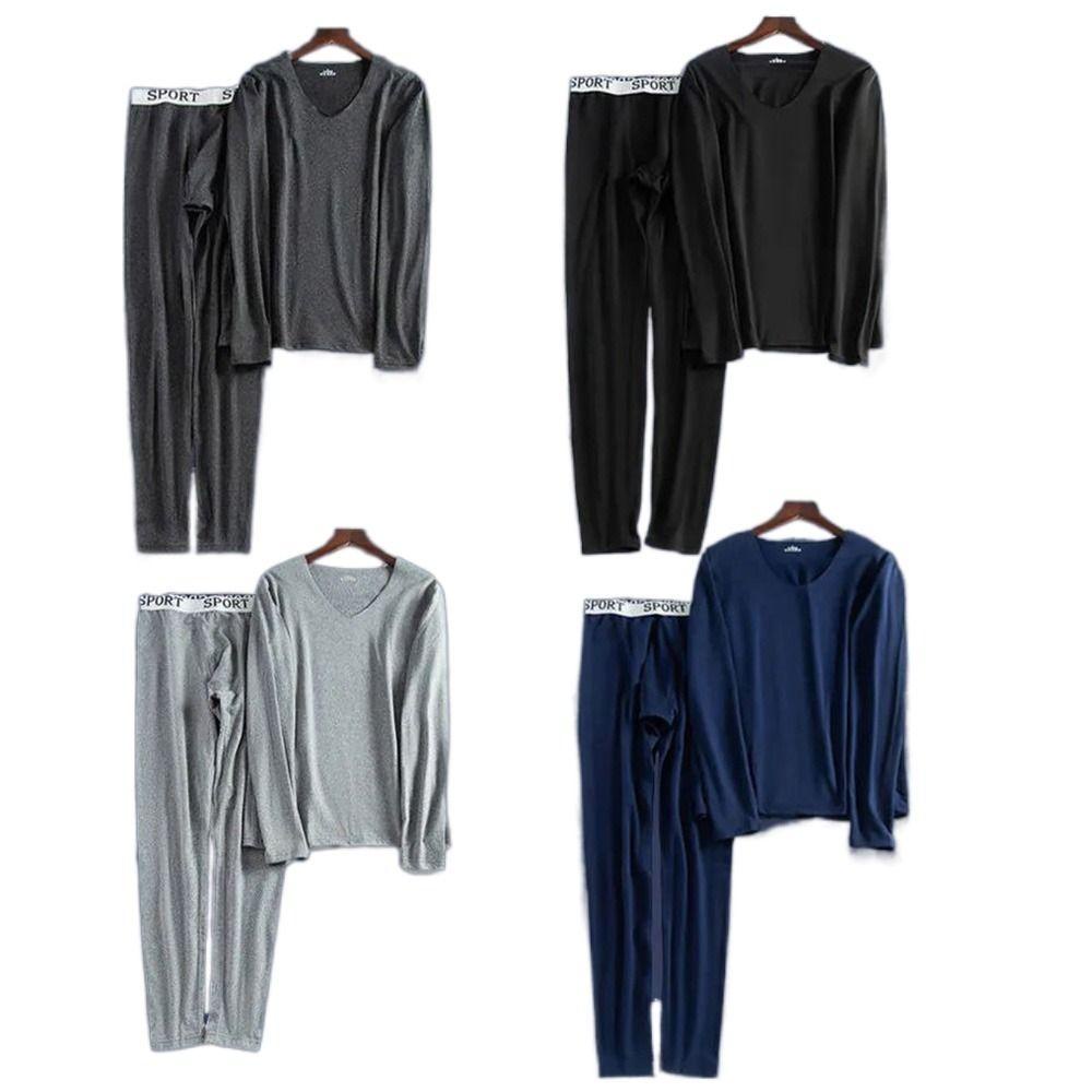 EXPEN Bộ Đồ Lót Giữ Ấm Cổ Chữ V Thoải Mái Thời Trang Mùa Thu
