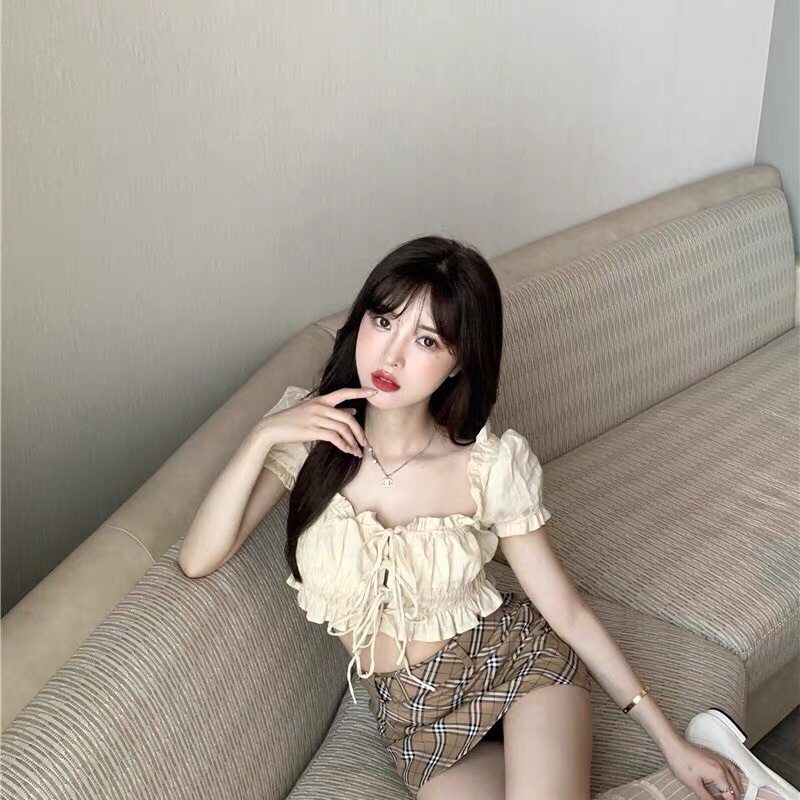 Order - Áo crotop tiểu thư