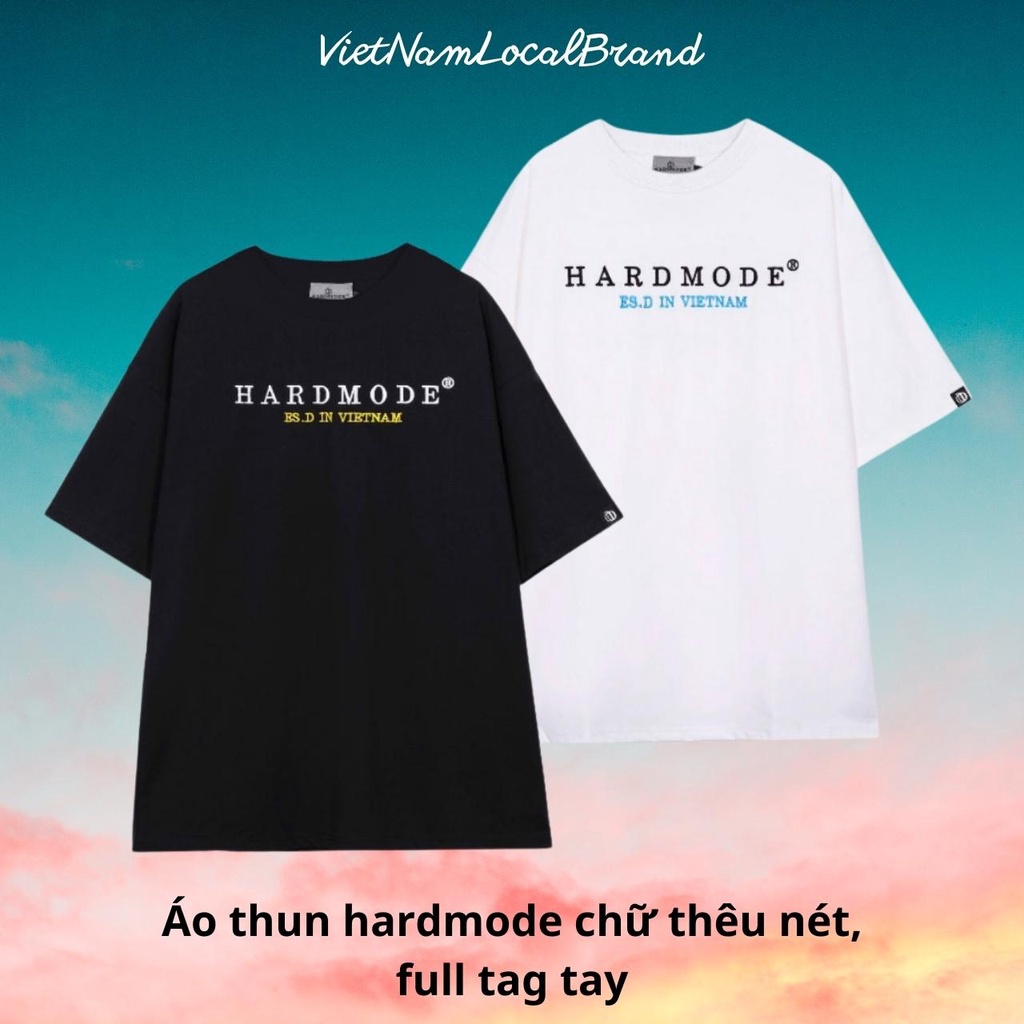 Áo thun local brand HARD MODE Basic, áo phông form rộng nam nữ Hardmode V01