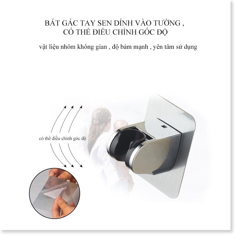 Bộ vòi sen bao gồm tay và dây sen tăng áp 3 chế độ