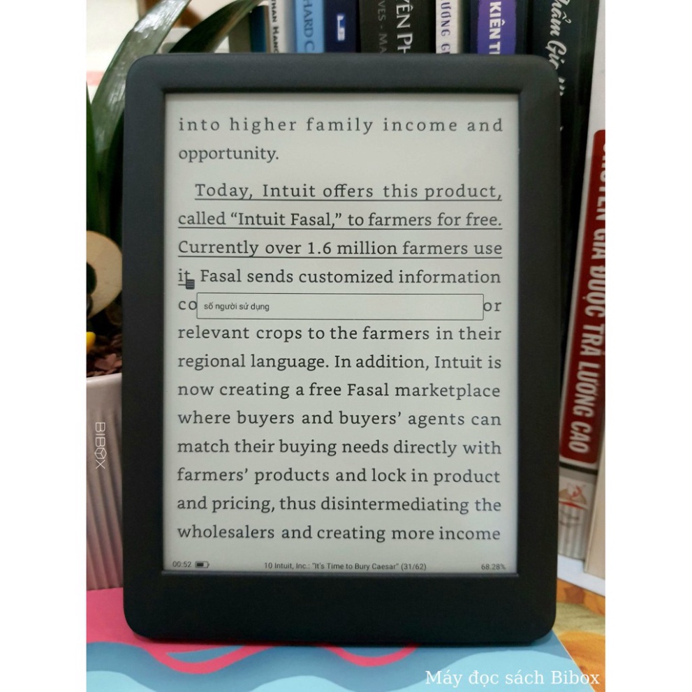 Máy đọc sách Likebook P6 + Bao da + Túi chống sốc + Kệ để bàn + Tặng kho sách độc quyền từ Bibox tai16 | BigBuy360 - bigbuy360.vn