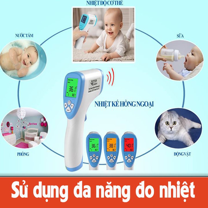 NHIỆT KẾ HỒNG NGOẠI 8 IN 1 - SP Bác Sĩ Tin Dùng - BH: 12 Tháng