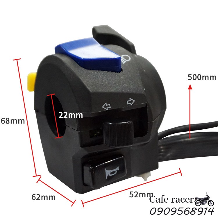 Bộ cùm công tắc điều khiển mô tô EN125 HJ125 GD110 YB125 Husky125 GPX legent 150