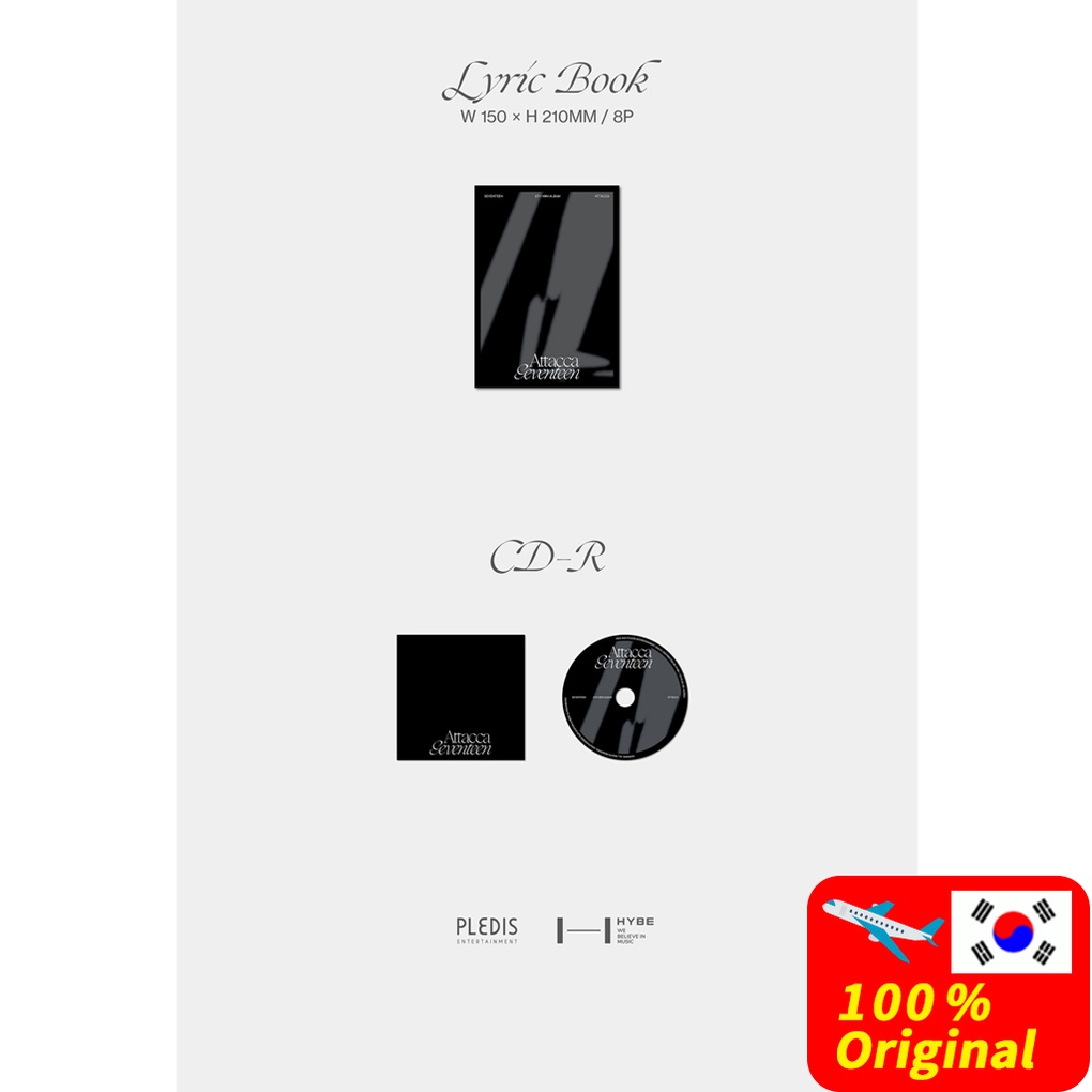 Mini album thứ 9 KPOP GOODS phiên bản nhãn CARAT Hybe SEVENTEEN Attacca