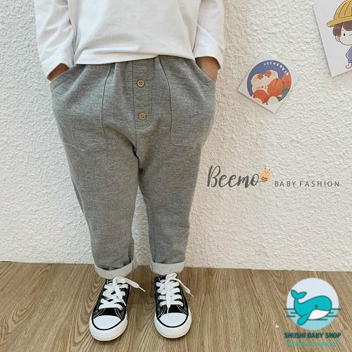 Quần Dài Bé Trai Sành Điệu Chất Nỉ Siêu Mềm Hàng Thiết Kế Beemo Xịn Mịn