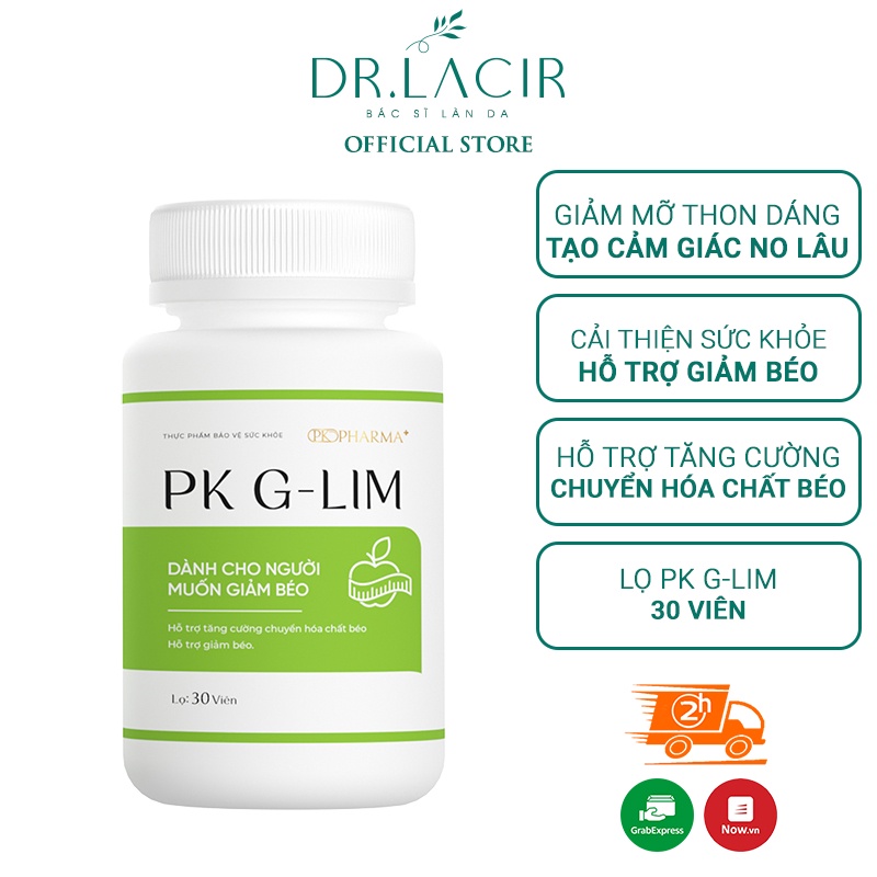 Viên uống Giảm cân táo PK G-LIM Lamer Dr Lacir Hộp 30 viên DR49