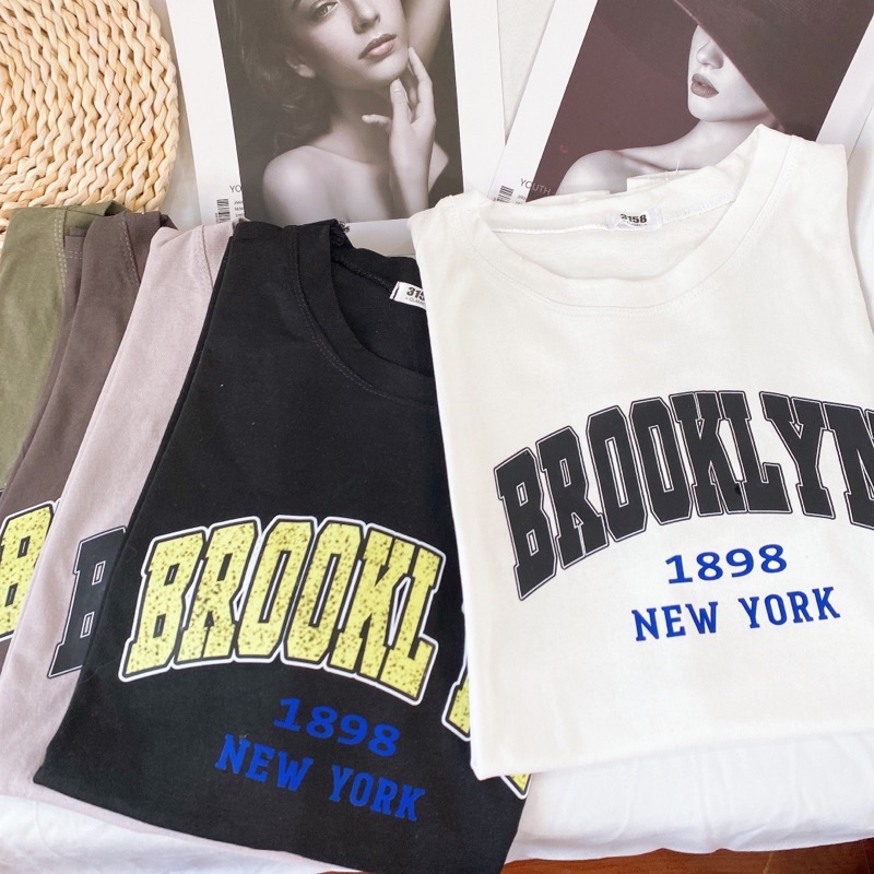 Áo phông 3158 ,áo thun nữ form rộng chất cotton in chữ new york