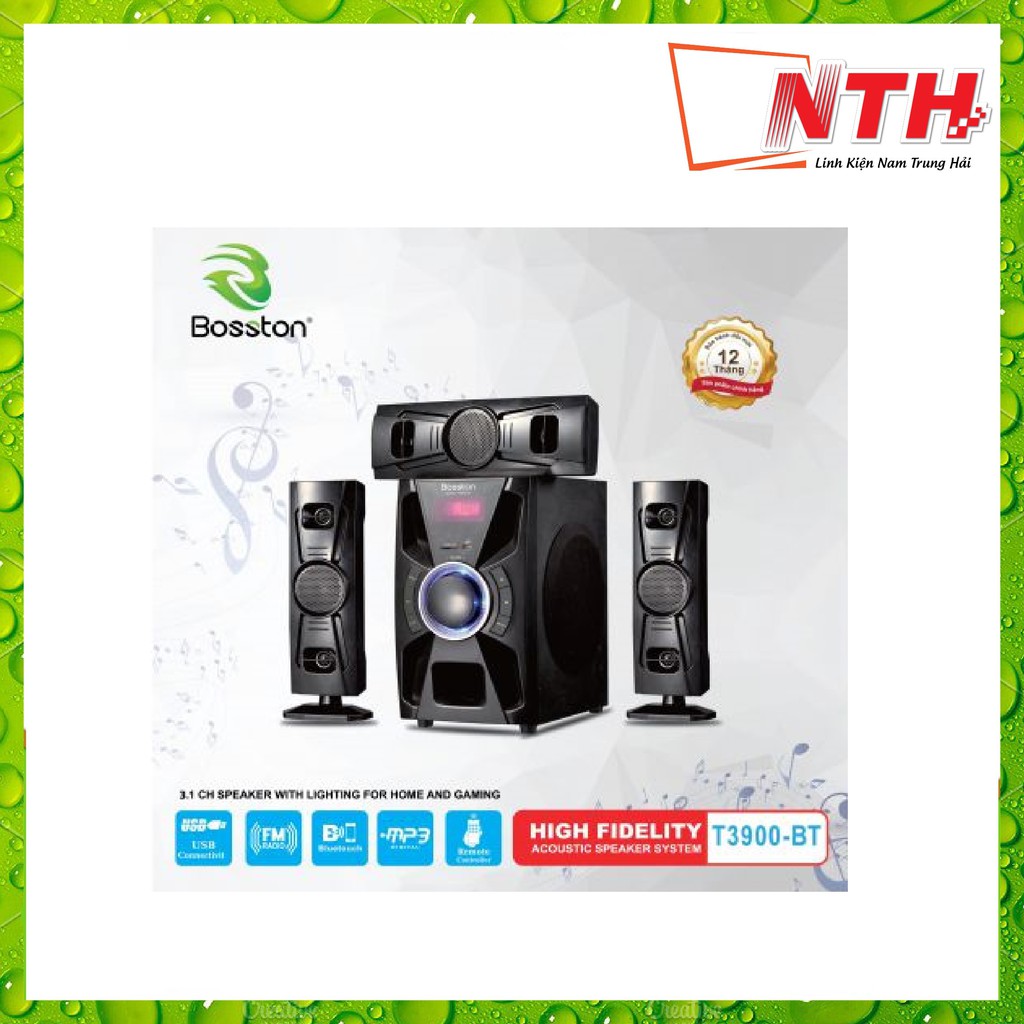 [Mã ELHACE giảm 4% đơn 300K] Loa 3.1 Bosston T3900-BT (Bluetooth)