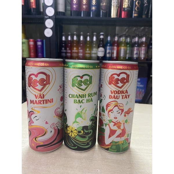 Cocktail Trái Cây FEEL 4.5% 330ml- Vị Vải