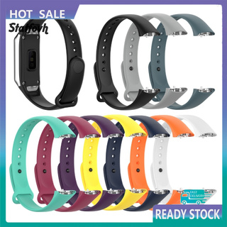 Dây Đeo Thay Thế Chất Liệu Silicon Màu Trơn Cho Galaxy Fit Sm-R370