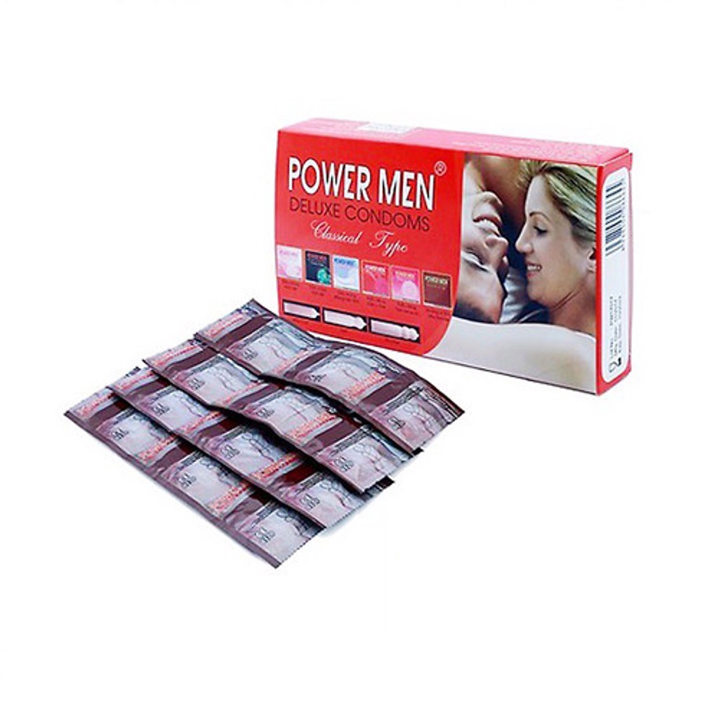 Bao cao su Powermen ôm sát Gia Đình Hộp 12 Chiếc GEMHOME