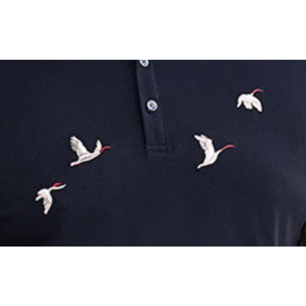 Áo thun nam big size có cổ từ 85 - 130KG thương hiệu Bigsizevn, Áo polo nam big size In tứ hạc