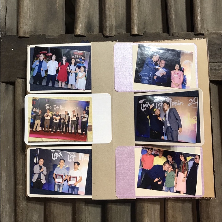 Scrapbook album ảnh bay Happy Time phong cách vintage - dán được 31 ảnh 6x9cm