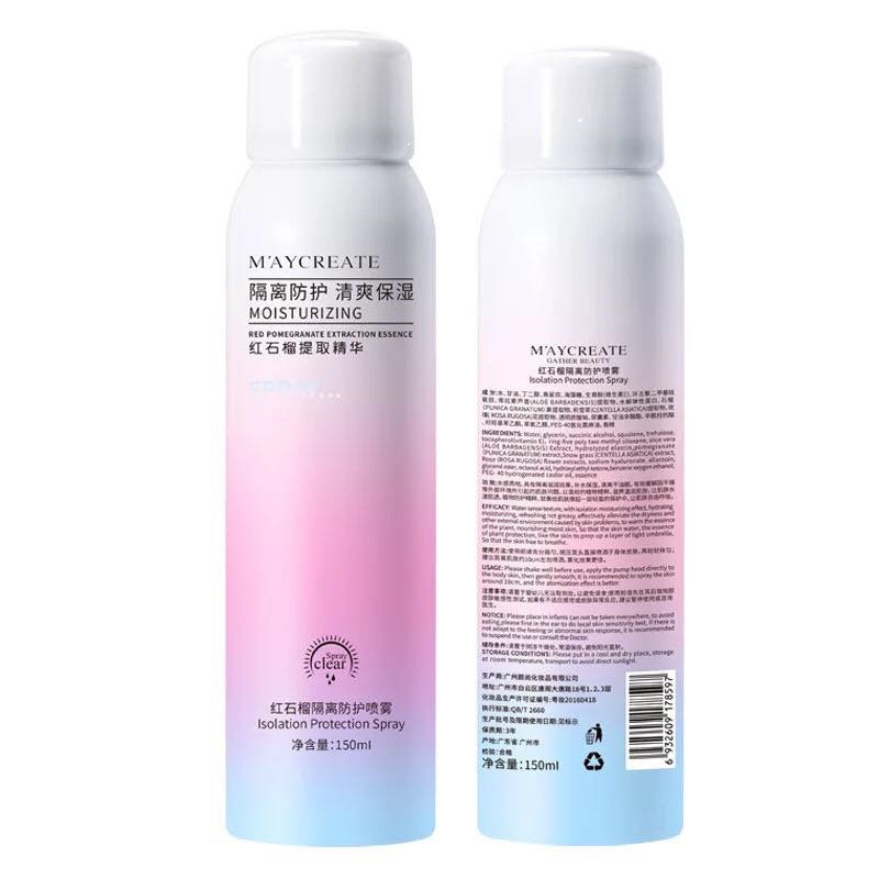 Bán Sỉ 50 chai Xịt Chống Nắng Trắng Da Maycreate 150ml SPF30 Nội Địa Trung [HÀNG SẴN]