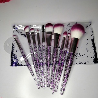 Set of 10 High Quality Professional Makeup Brushes