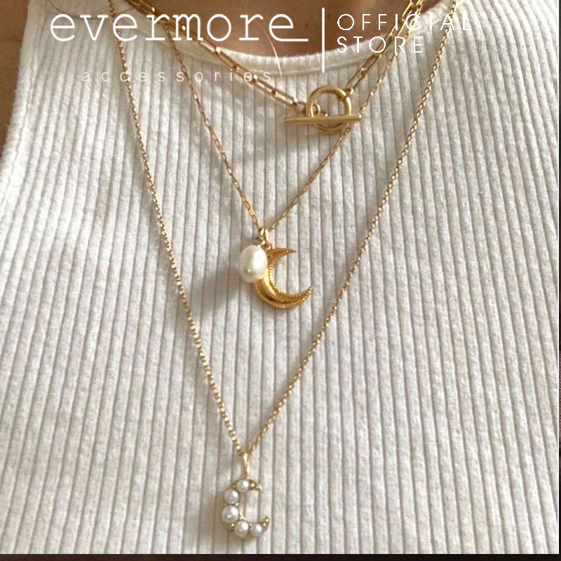 Dây chuyền chocker dạng xích khóa chữ T EVERMORE - D055