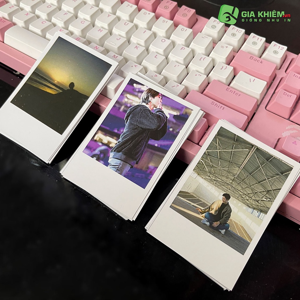 In combo 10 ảnh Pola không phai không nhòe màu size 9x5.5cm ảnh theo yêu cầu