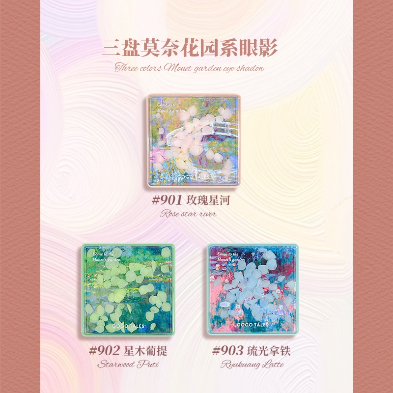 [Hàng mới về]Bảng phấn mắt nhũ lì 9 ô Vuông GOGO TALES Nhũ mắt dạng lấp lánh dùng bắt sáng cho mặt chống nước lâu trôi