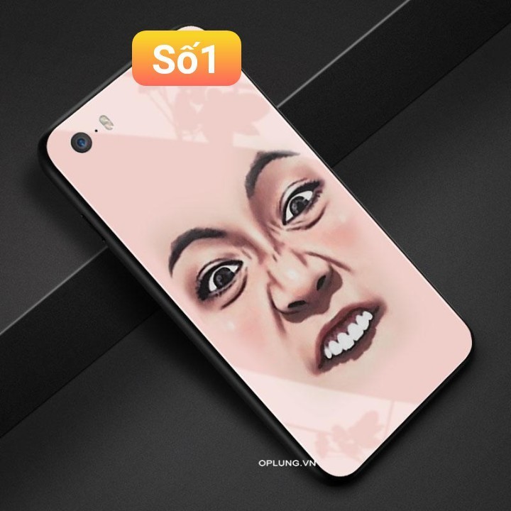 Ốp lưng iphone samsung oppo hình mặt người dị kính cường lực dành cho iphone 6 6s 7plus 8 x xs xr xsmax 11 promax k315