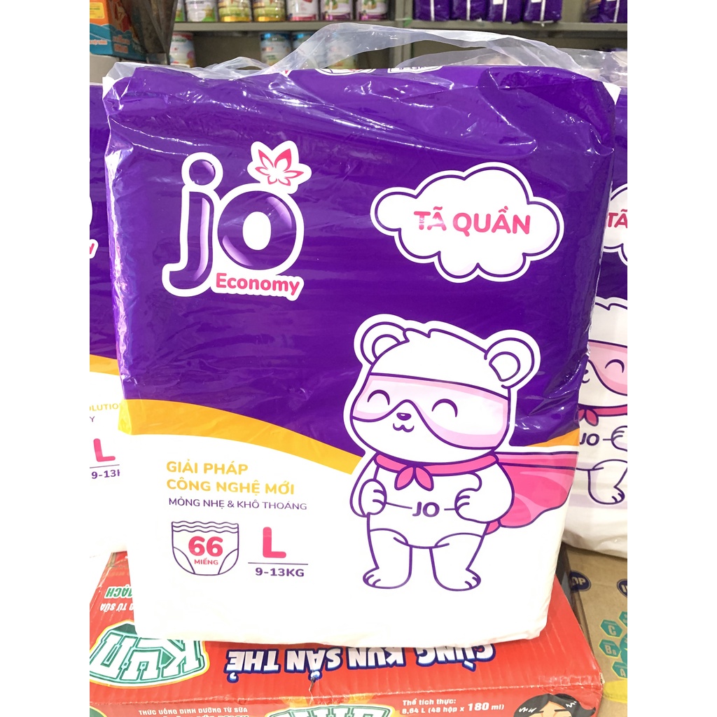 Bỉm JO quần Economy - Size M72/L66/XL60/XXL54