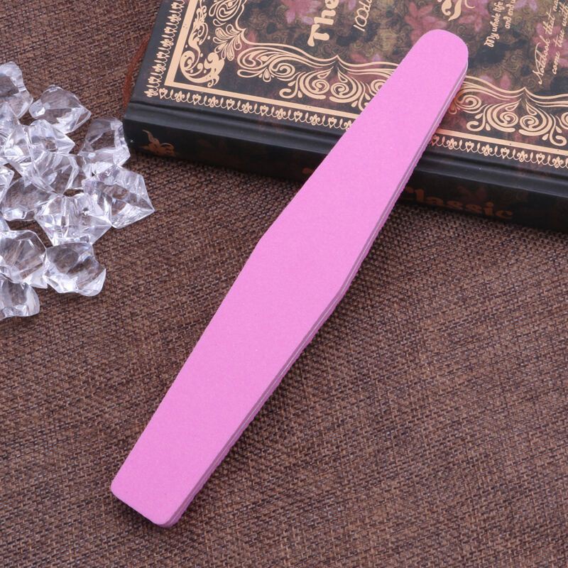 [Hàng mới về] Dụng cụ dũa móng hai mặt 100/180 grit chất liệu xốp mềm chống thấm nước