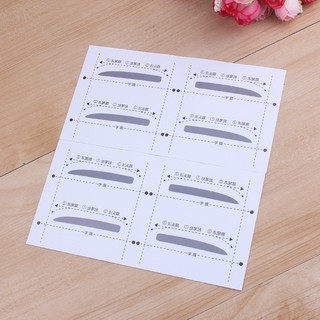 [FS 50k]  Combo 5 cặp giấy dán vẽ chân mày