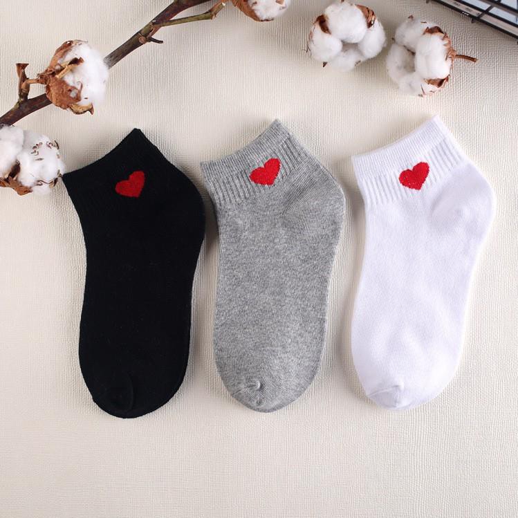 Tất Cổ Ngắn Trái Tim