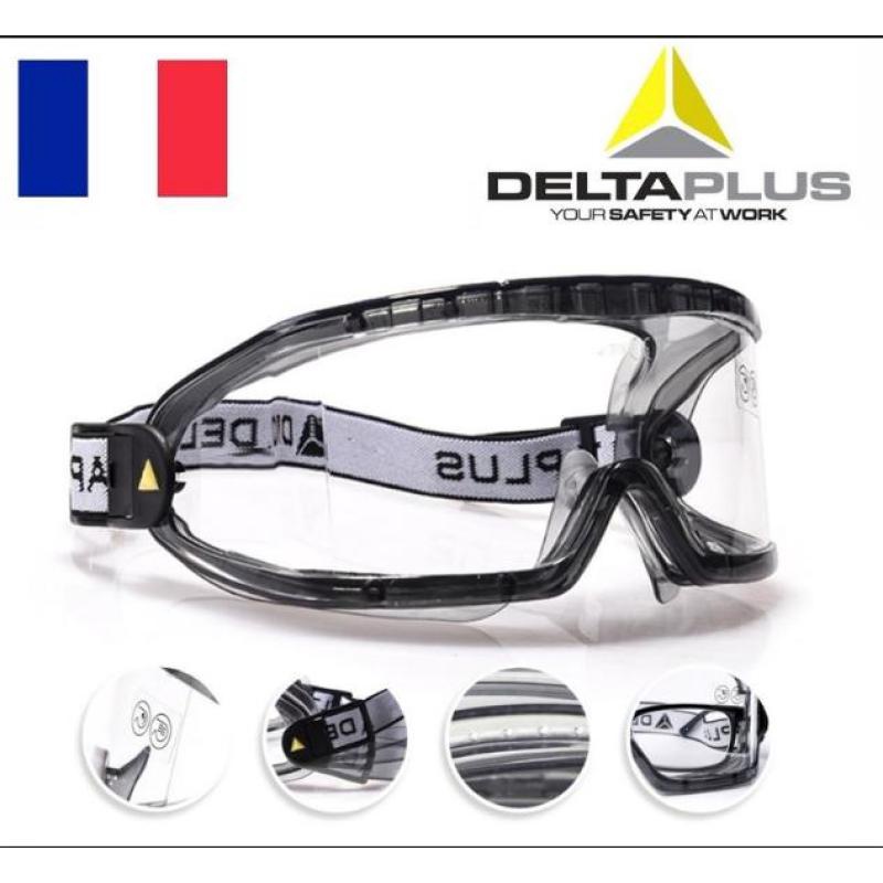 Kính chống hóa chất, chống bụi sử dụng phun thuốc trừ sâu, phun sơn Deltaplus Galeras