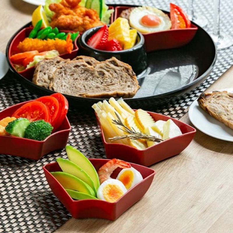 Khay chia ngăn đa năng Inomata Nhật Bản đựng Sushi/Khay đựng bánh, mứt, kẹo