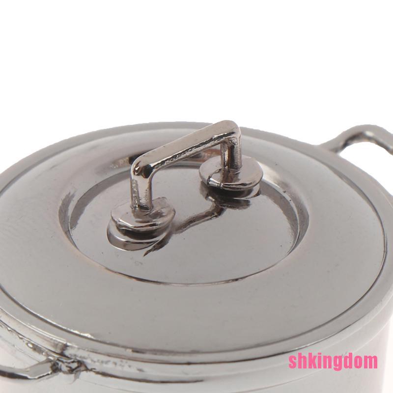 Nồi Nấu Ăn Mini Tỉ Lệ 1 / 12 Trang Trí Nhà Búp Bê