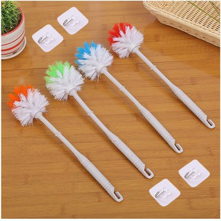 Combo 2 Bàn Chải Cọ Rửa Bồn Cầu Toalet + 2 Miếng Dán Treo Tường