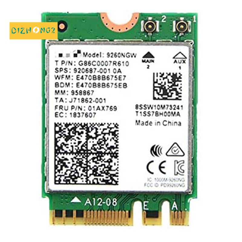 Card Wifi Không Dây Ac 9260 M.2 2230 Bluetooth 5.0 Cho Windows 10 Linux 9260ngw | BigBuy360 - bigbuy360.vn