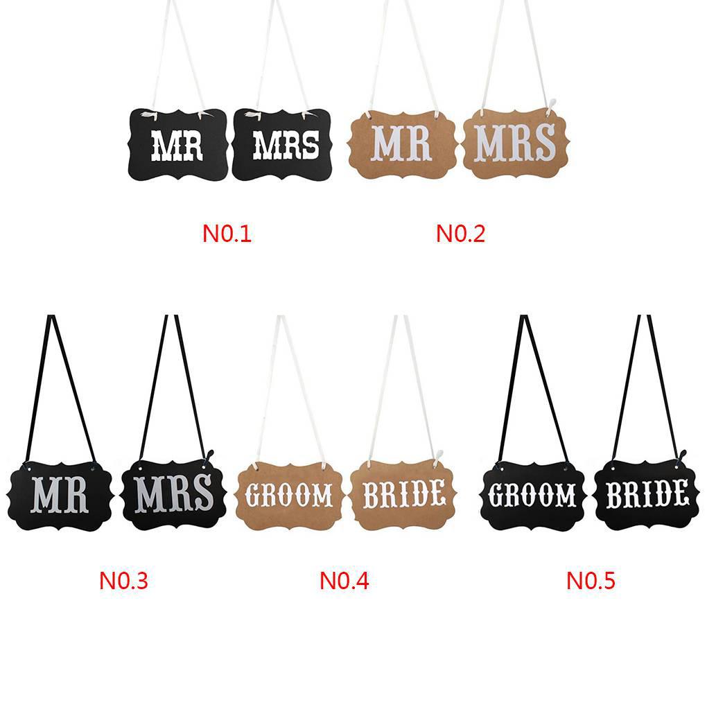 Tùy Chỉnh Banner Mr &amp; Mrs Trang Trí Đám Cưới Venue -
