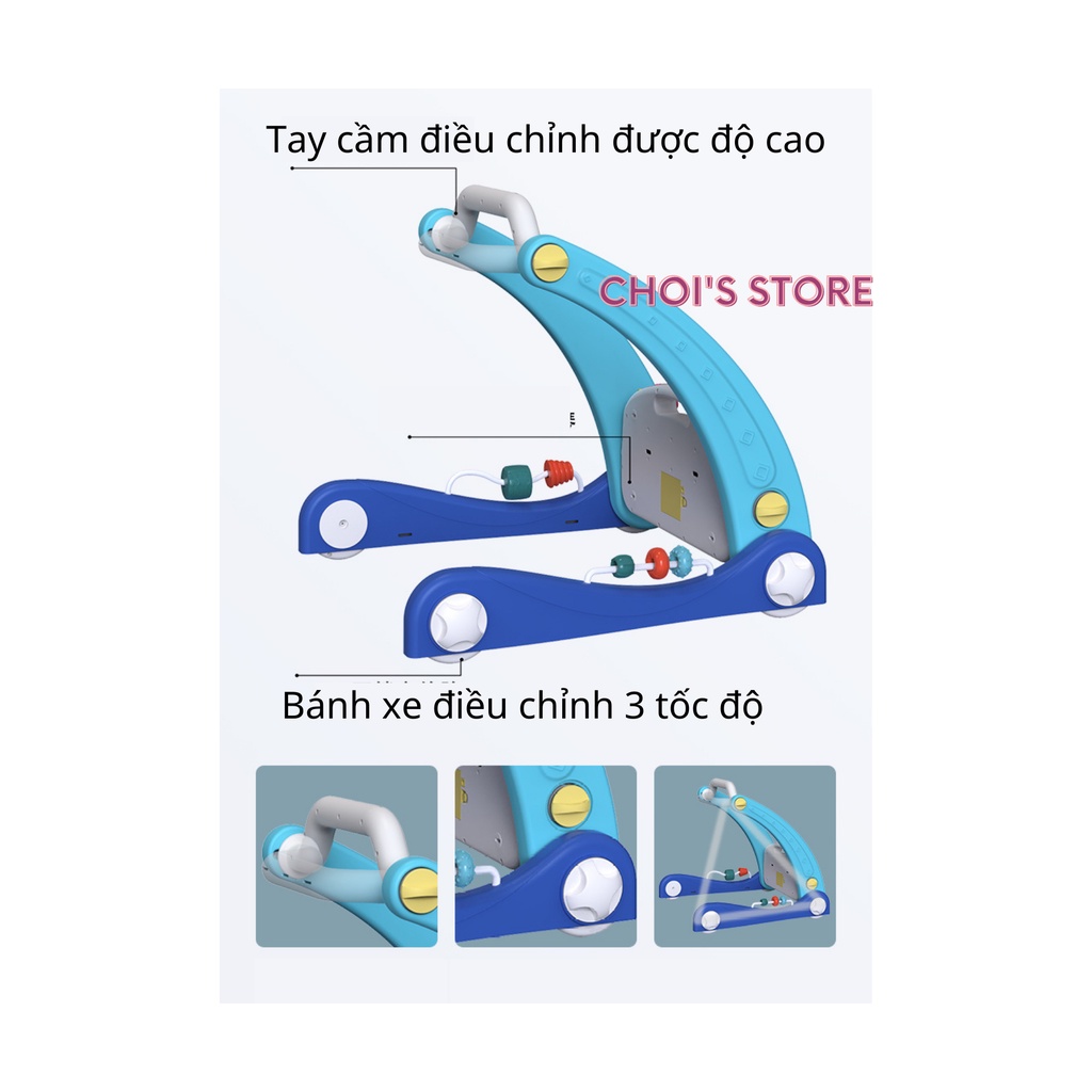 Thảm đạp nhạc, thảm nhạc đa năng kiêm xe tập đi cho bé Choi Store 27