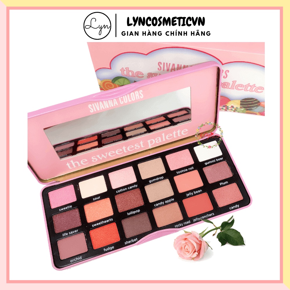 Bảng Phấn Mắt Sivanna The Sweet Chocolate Eyeshadow Palette