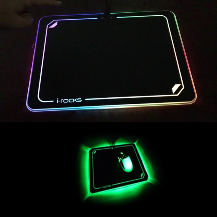 MIẾNG LÓT CHUỘT i-Rocks: Gaming Mouse PAD IRC15E-MỚI NÂNG CẤP LED