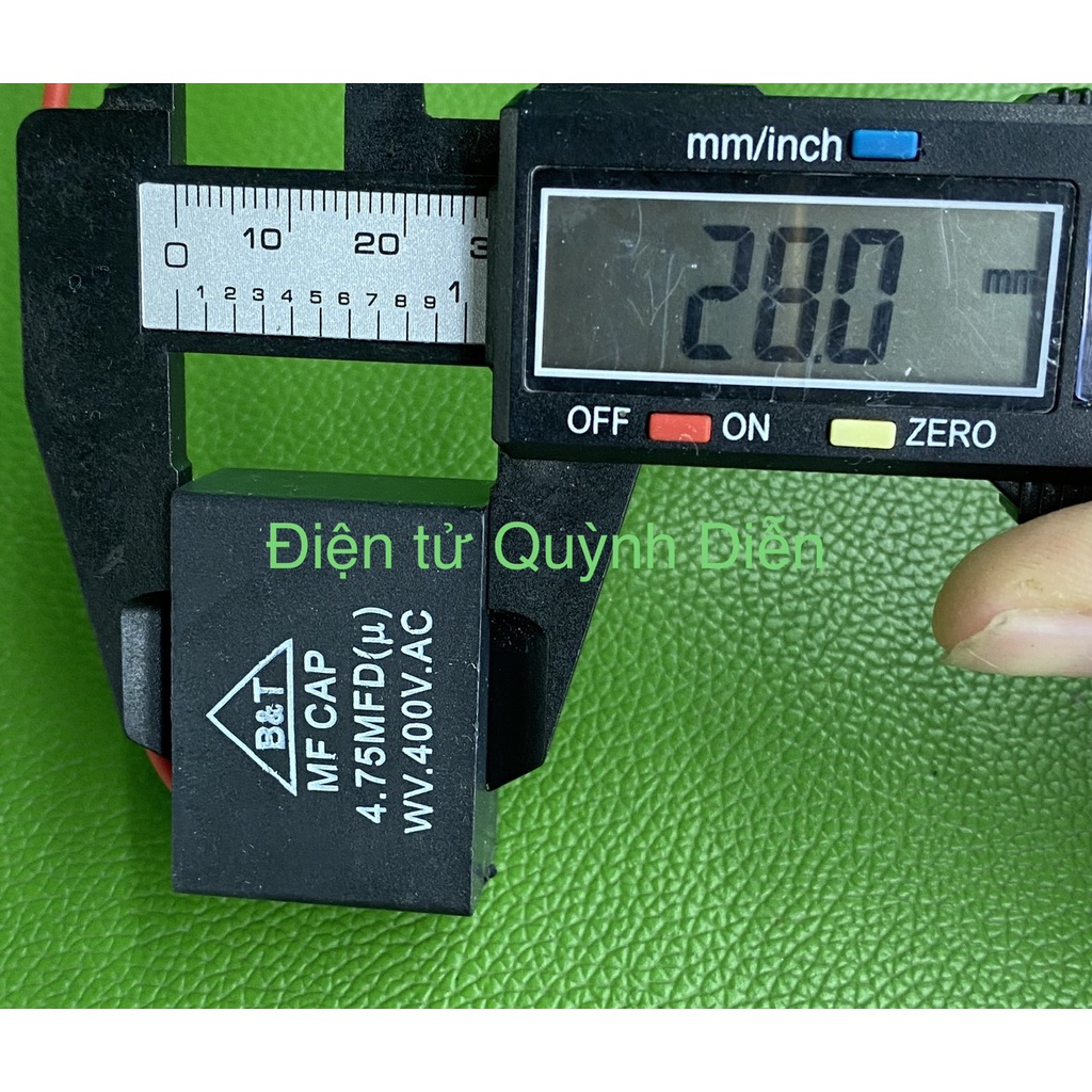 Tụ quạt - Tụ đề - KAPA đề B&amp;T 4.75uf/400v