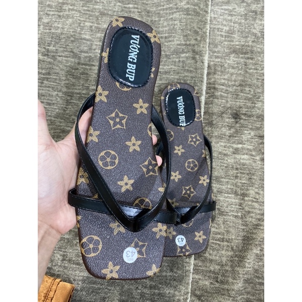 dép xỏ ngón chữ A LV bigsize 40-45