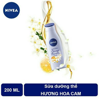 sữa dưỡng thể hương hoa cam NIVEA 200ml 0.
