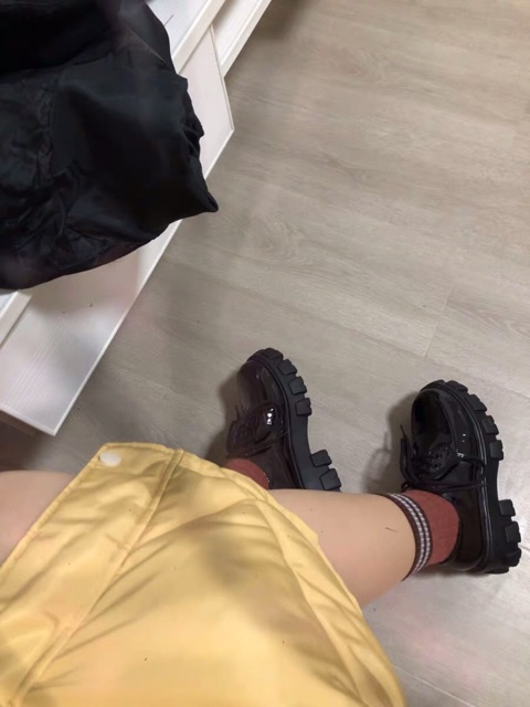 (Sẵn) Giày oxford nữ đế cao da Pu bóng dáng Ulzzang hàn quốc độn đế - 3 ảnh thật cuối (G1) | BigBuy360 - bigbuy360.vn