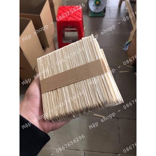 Que kem gỗ, que làm đồ handmade🤩[50 que/vỉ]