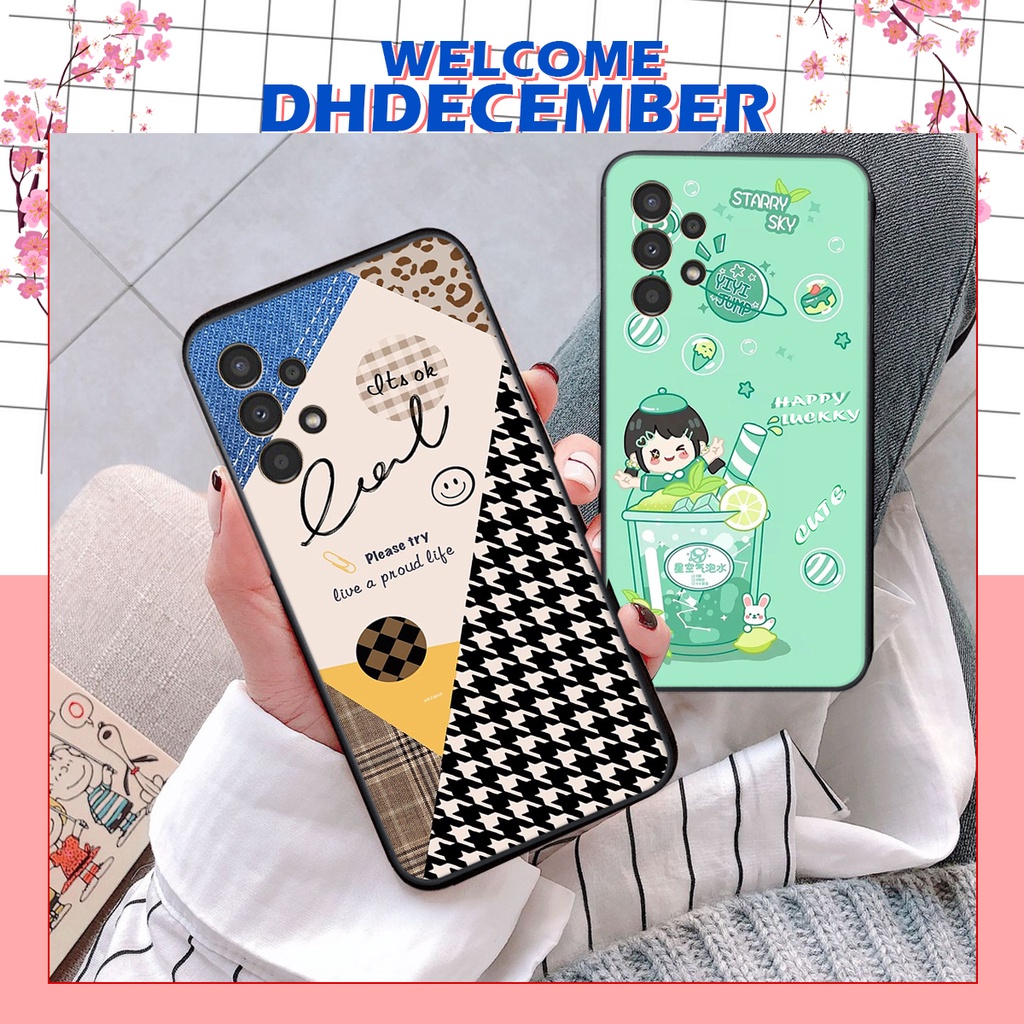 Ốp lưng Samsung Galaxy A13 4G / A23 / A33 in hình good luck happy ốp xinh viền dẻo đẹp chất