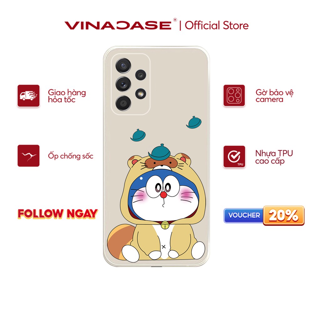 Ốp lưng Vina Case Samsung A10/A10S/A51/A32/A12/....Silicone TPU dẻo viền vuông bảo vệ camera hình Áo len