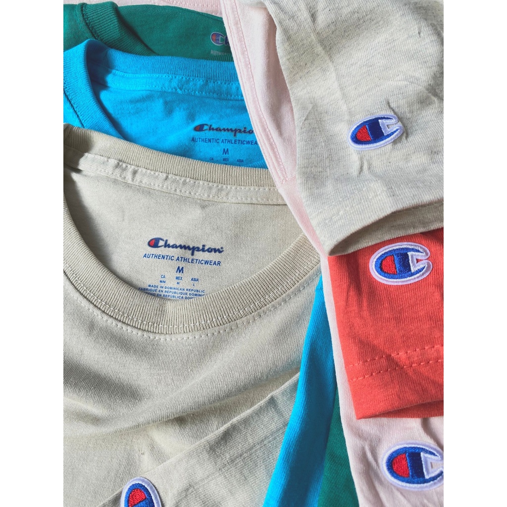 Áo thun unisex Champion Tagless Basic - Phối màu 2022 - 100% AUTHENTIC MUA TRỰC TIẾP USA