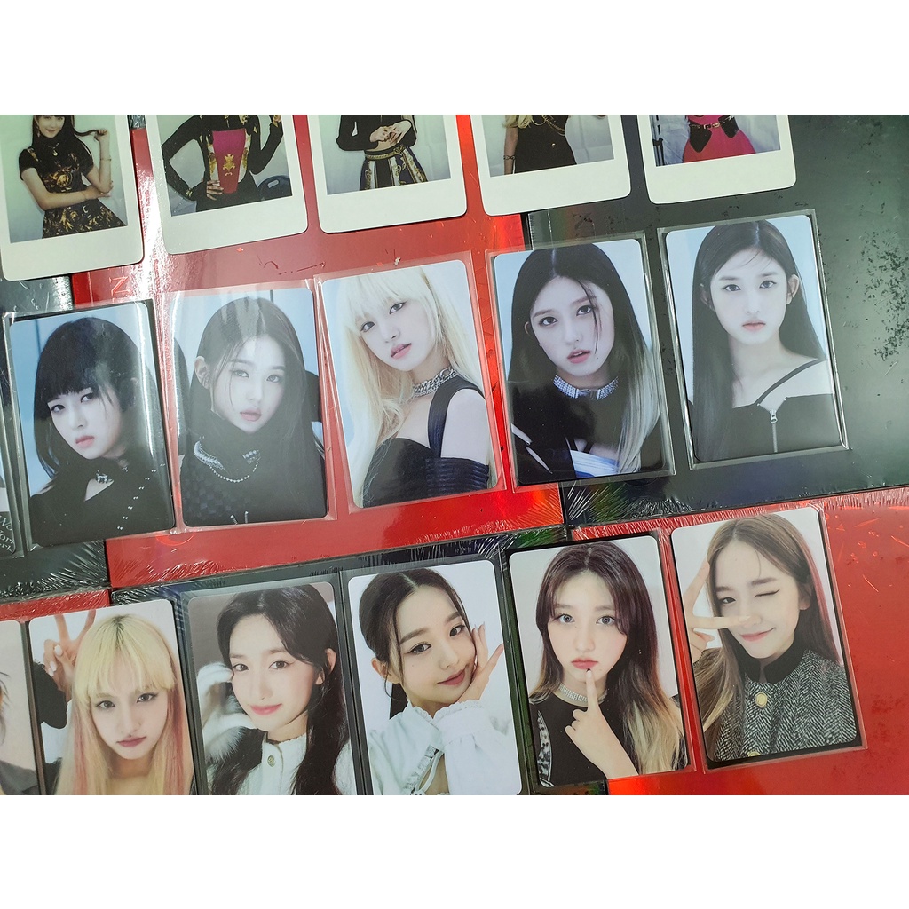 Ảnh photocard album IVE Eleven lucky draw withdram Wonyoung Yujin Liz Leeseo Gaeul Rei Love Dive