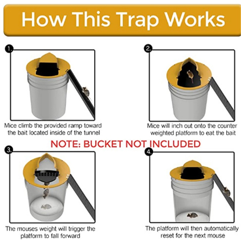 Nắp Trượt Bẫy Chuột Dạng Lật Đa Năng Tiện Dụng