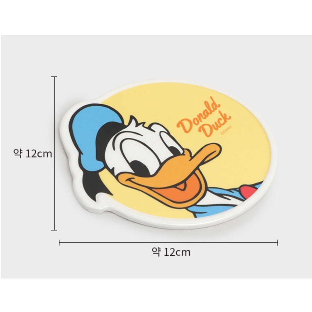 [DAISO Korea] Donald / Daisy Duck Coaster 11cm