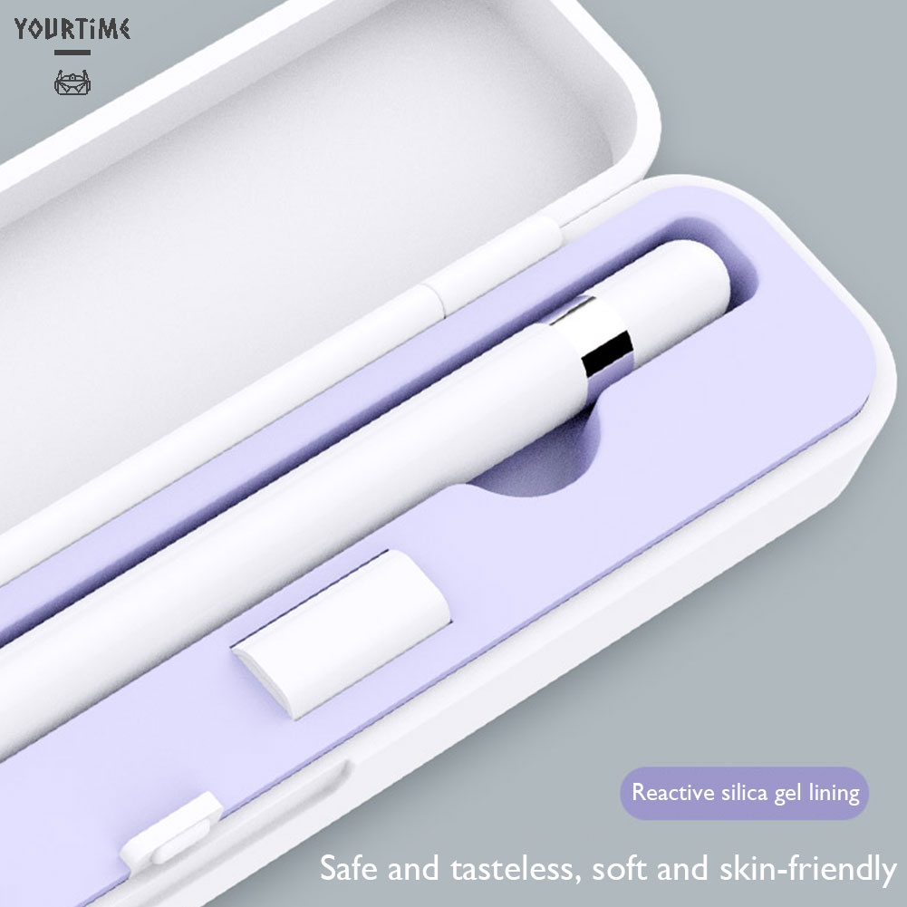 Hộp đựng bút cảm ứng bằng silicon ABS dễ mang theo thích hợp cho Apple Pencil