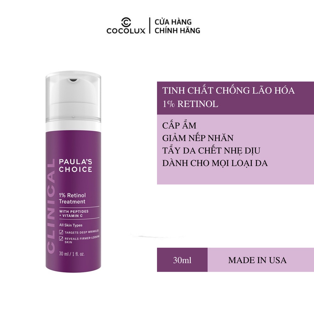 Tinh Chất Chống Lão Hóa 1% Retinol Paula's Choice 30ml